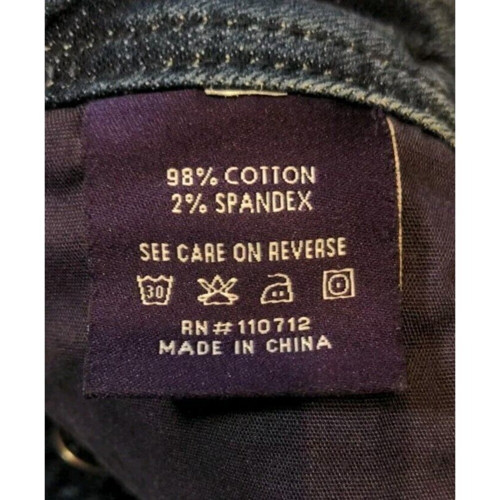 Vigoss Jeans Women's Roll Skinny Distressed Medium Wash Low Rise Blue 8/9 30x28 - Picture 8 of 12
